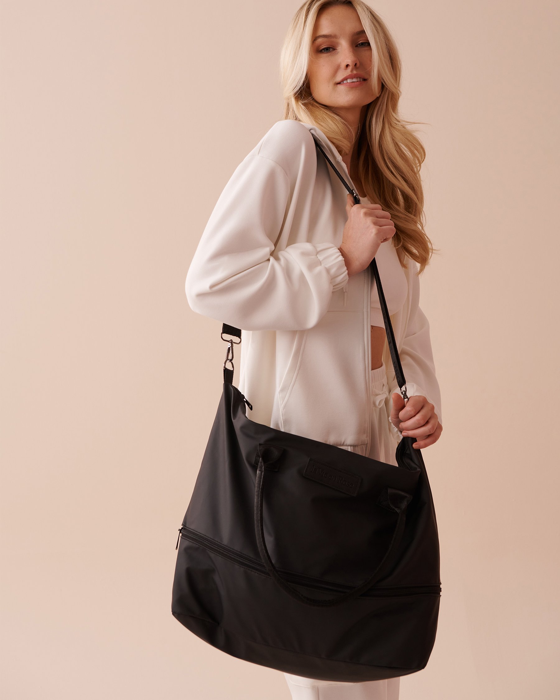 LA VIE EN ROSE Weekender Bag Black 40700388 - View5