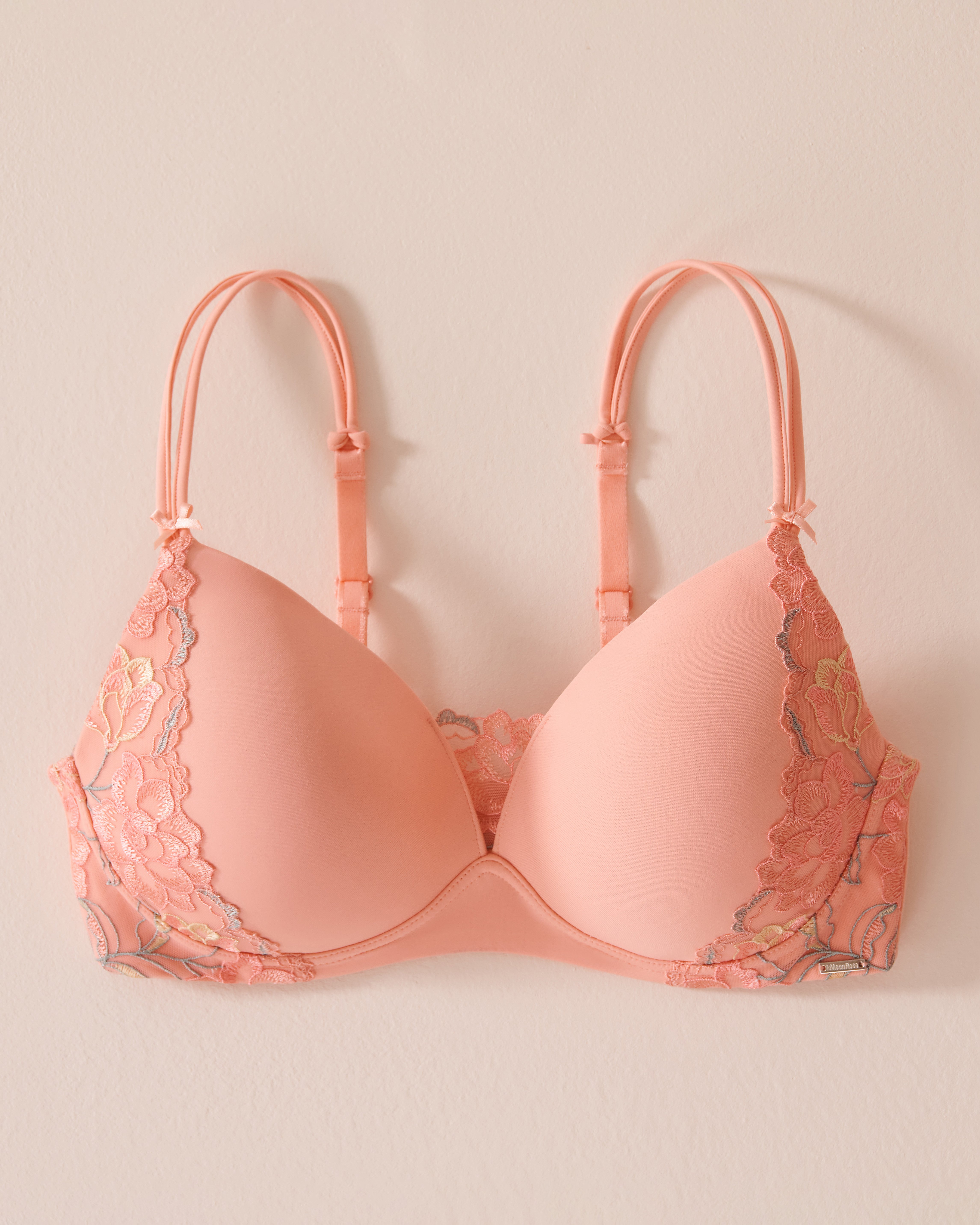 LA VIE EN ROSE Soutien-gorge mastectomie doublure légère sans armatures Rose pêche 10200482 - Voir1