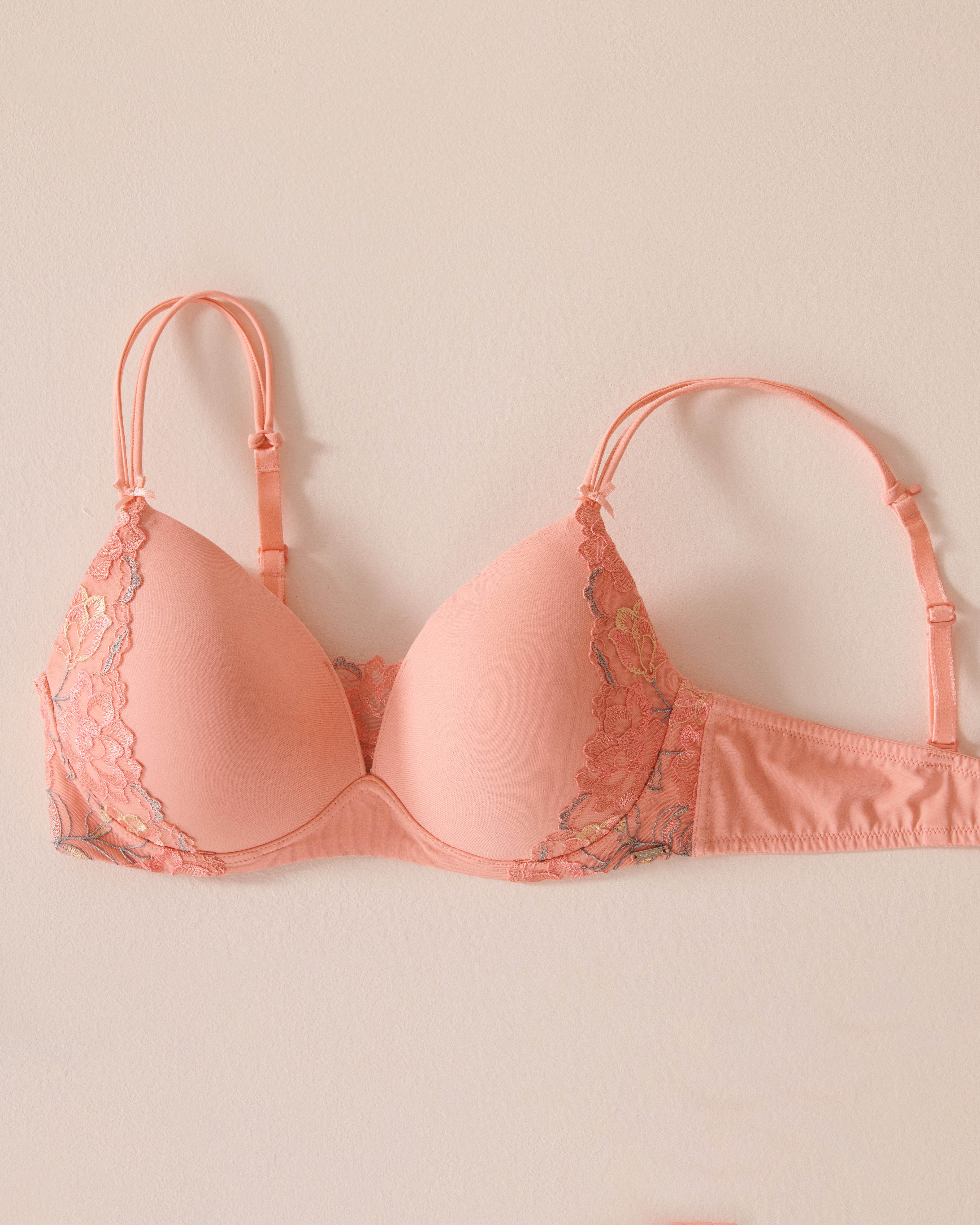 LA VIE EN ROSE Soutien-gorge mastectomie doublure légère sans armatures Rose pêche 10200482 - Voir3