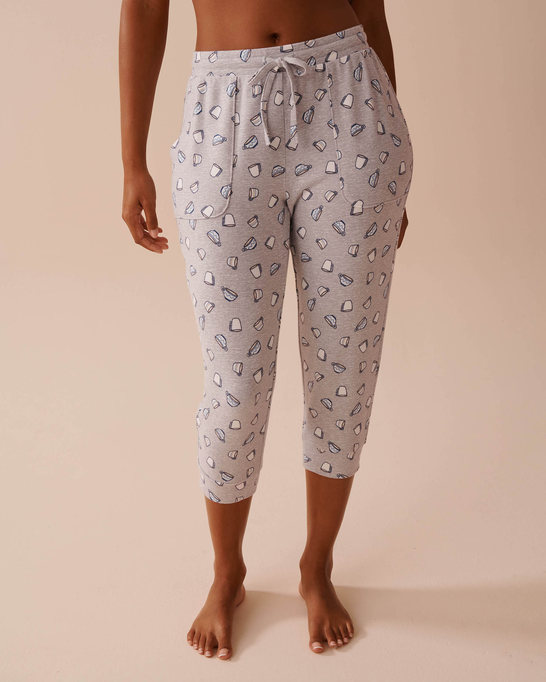 LA VIE EN ROSE Capri ajusté en fibres recyclées imprimé tasse à café Tasses à café 40200609 - View1