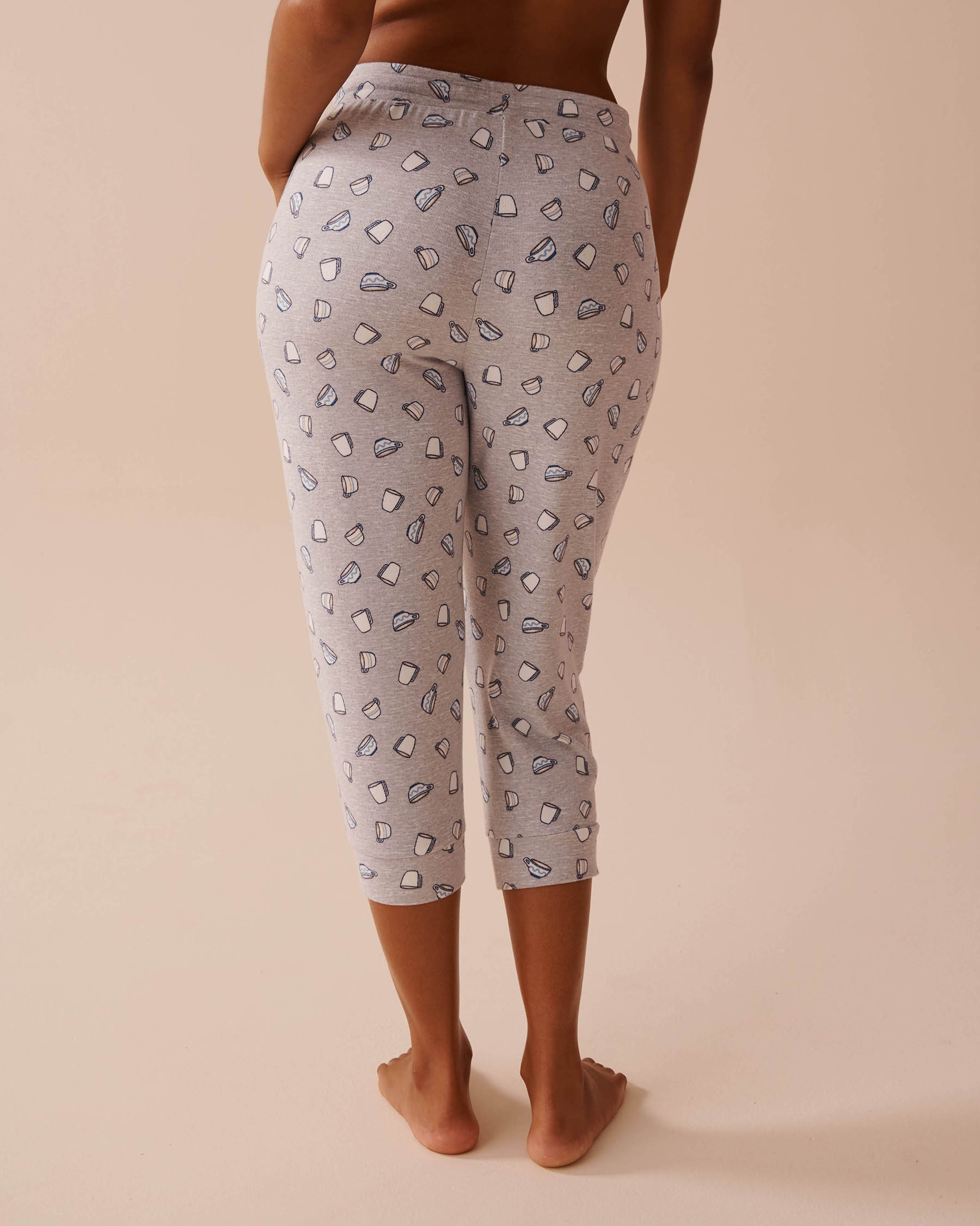 LA VIE EN ROSE Capri ajusté en fibres recyclées imprimé tasse à café Tasses à café 40200609 - View2