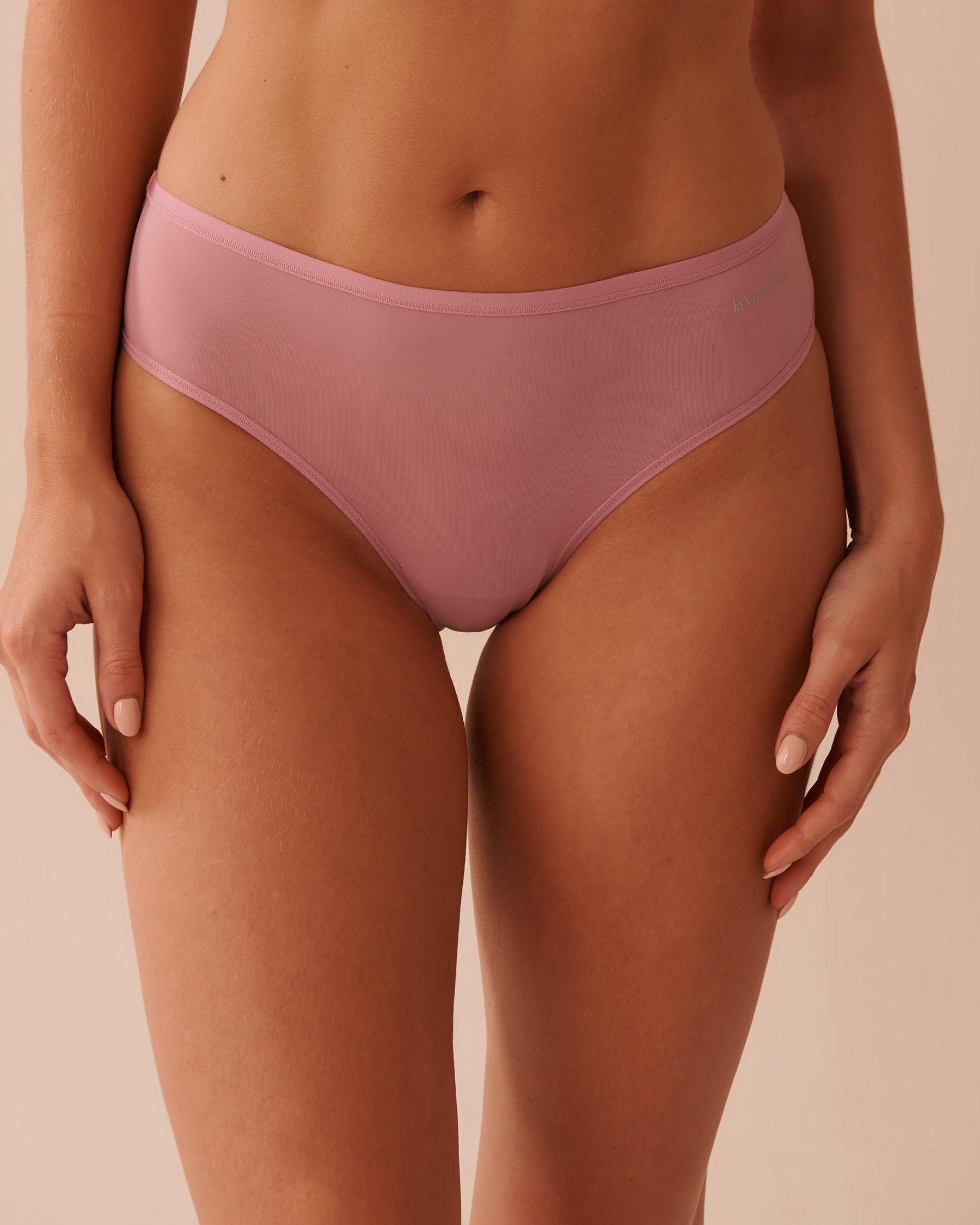 LA VIE EN ROSE Microfiber Sleek Back Bikini Panty Old Pink 20300373 - View1