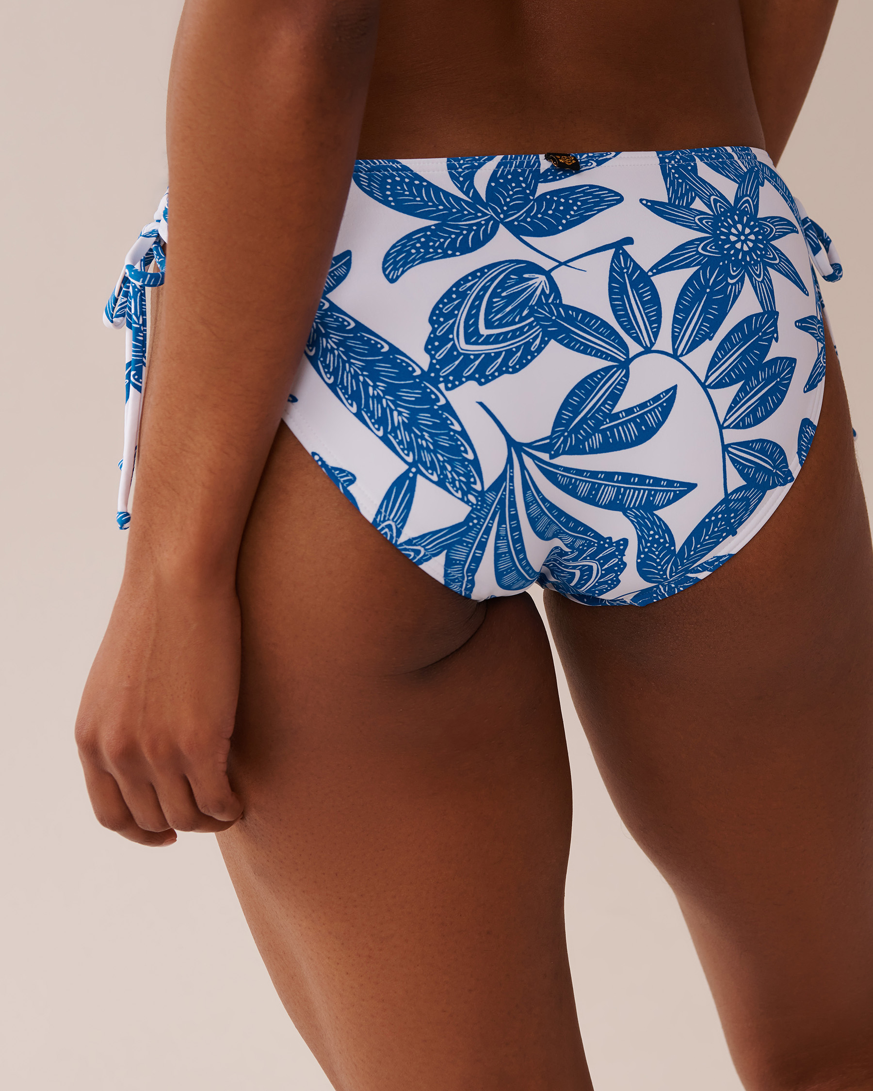 LA VIE EN ROSE AQUA MERMAID GARDEN Side Tie Bikini Bottom Mermaid Garden 70300664 - View2