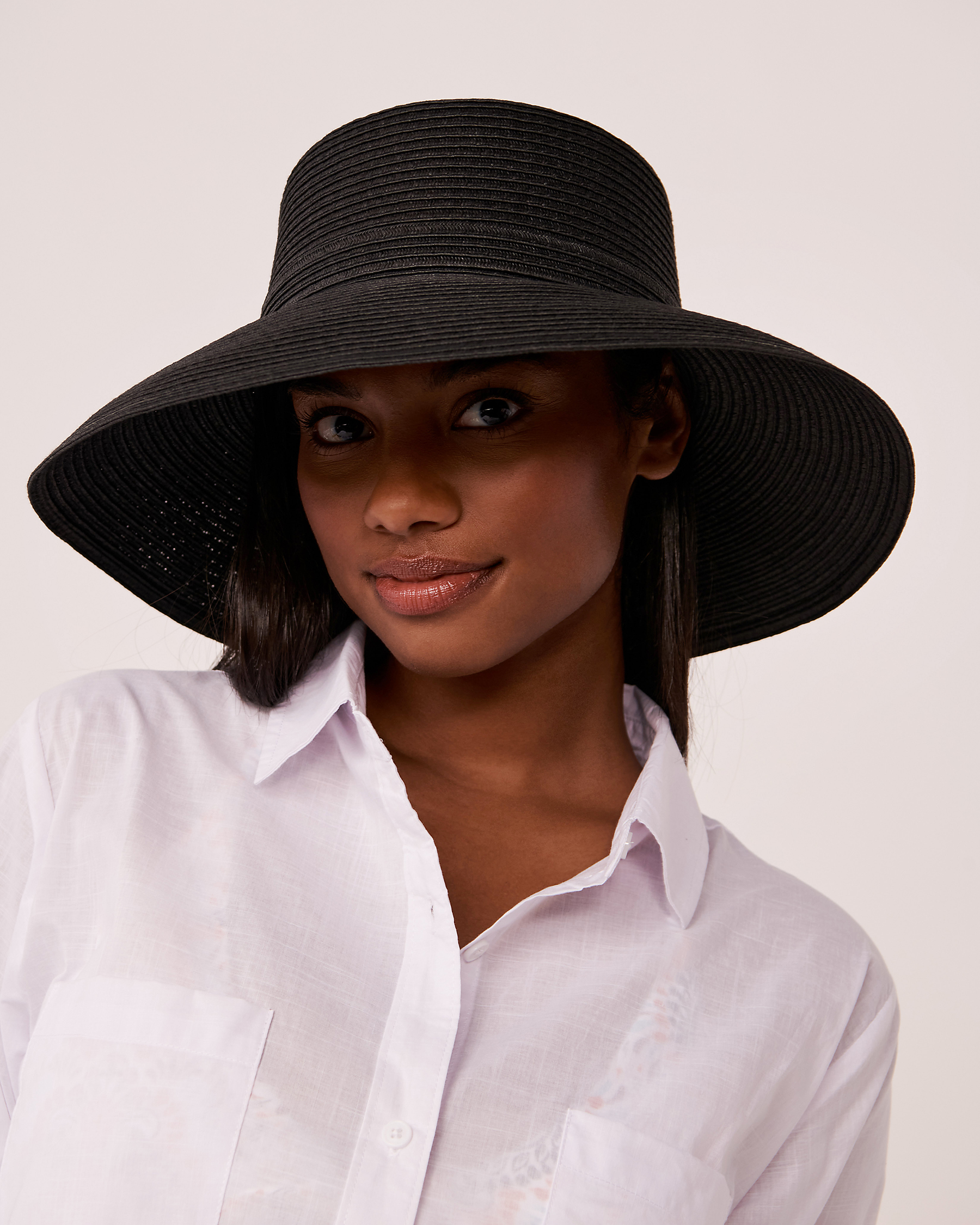 LA VIE EN ROSE AQUA Chapeau Hampton Noir 80500062 - View1