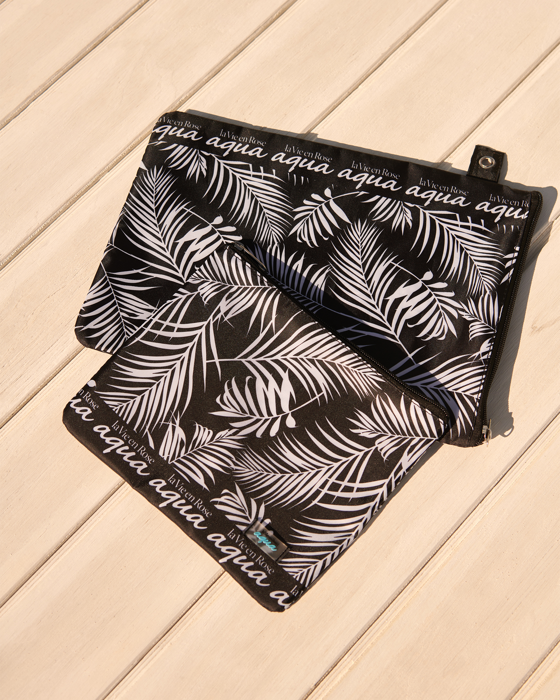 LA VIE EN ROSE AQUA Palm Wet Pouch Palm trees 80500074 - View1