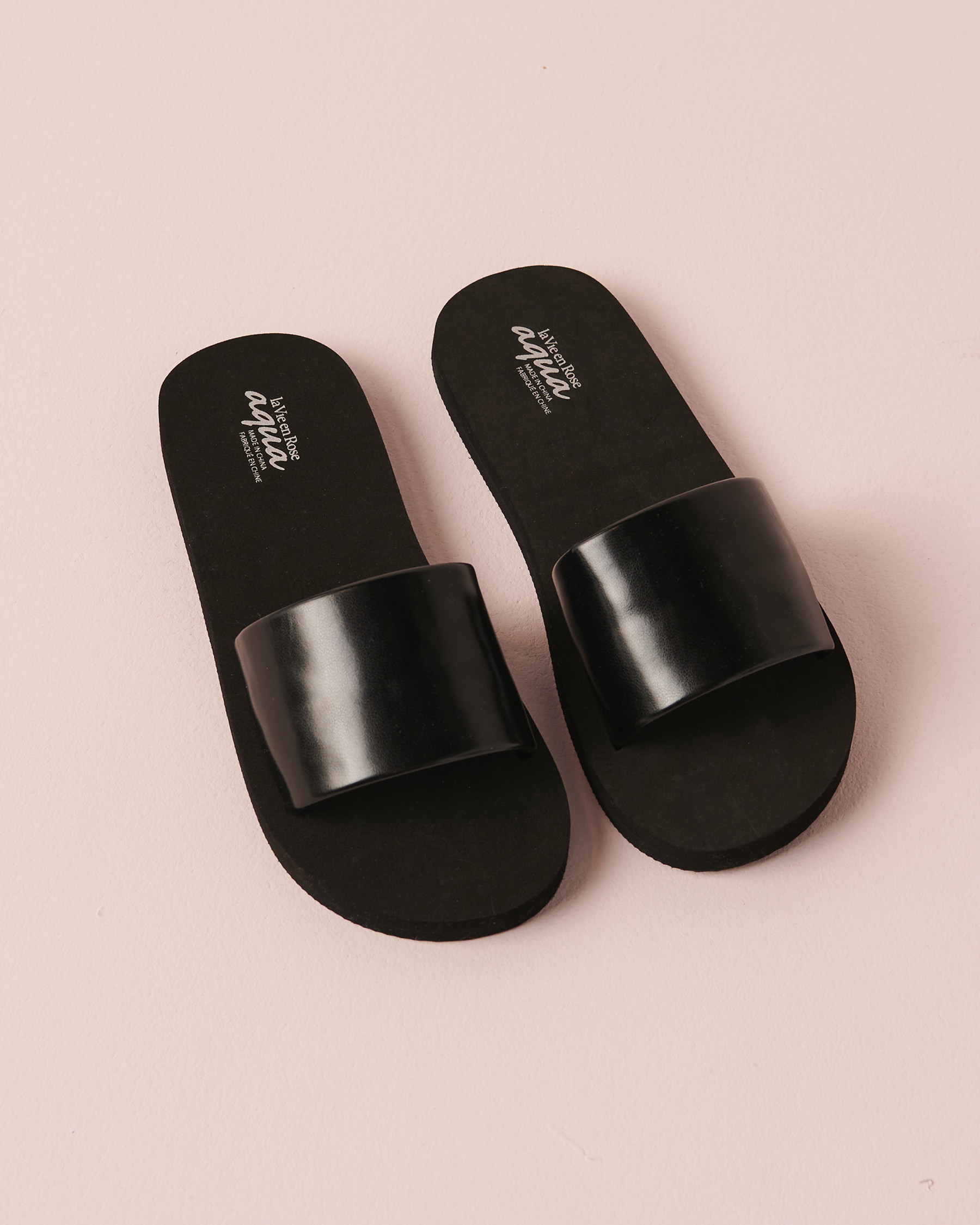 LA VIE EN ROSE AQUA Black Slide Black 80500076 - View1