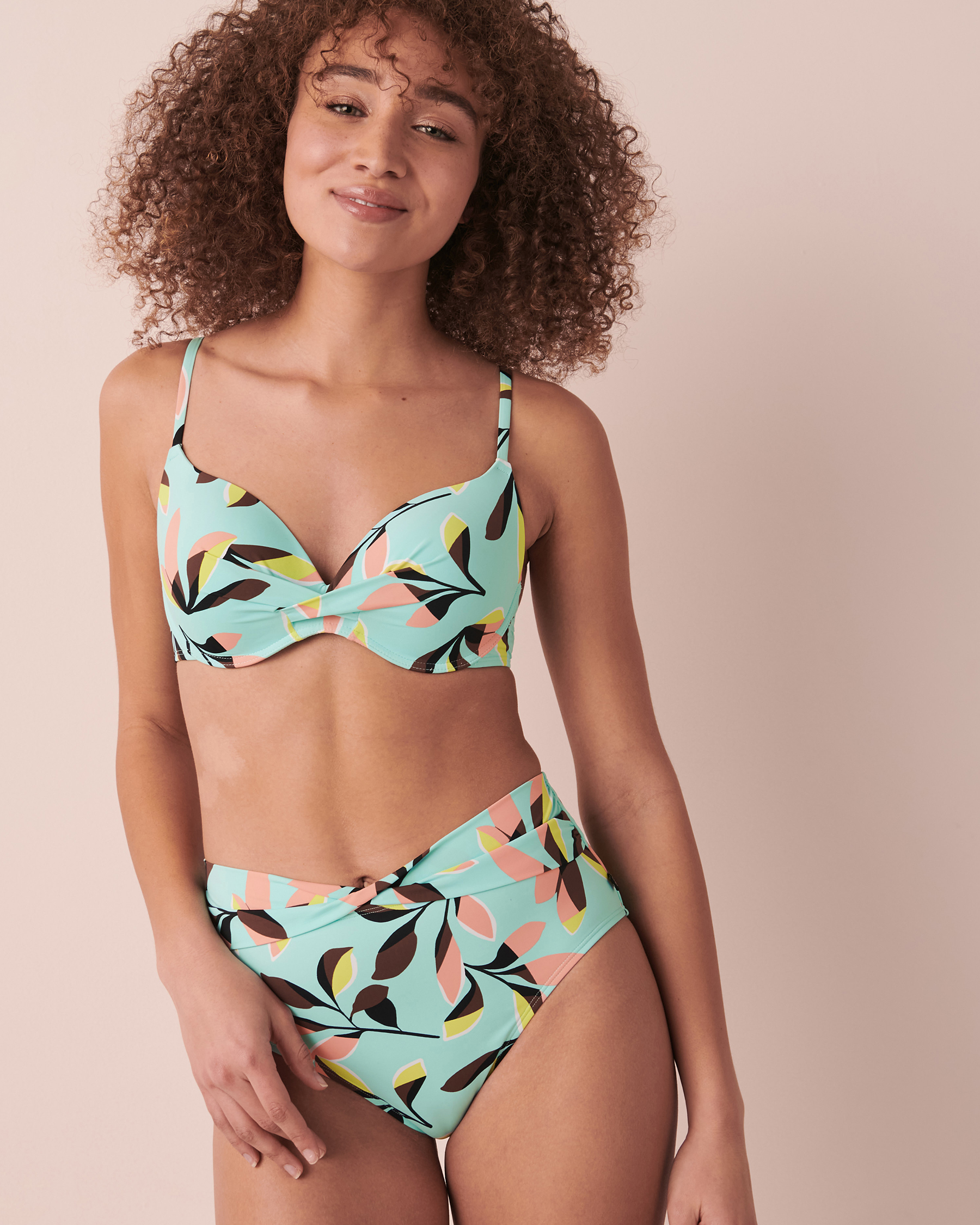 LA VIE EN ROSE AQUA Haut de bikini push-up sans armatures MODERN GRAPHIC Imprimé moderne 70100453 - View1