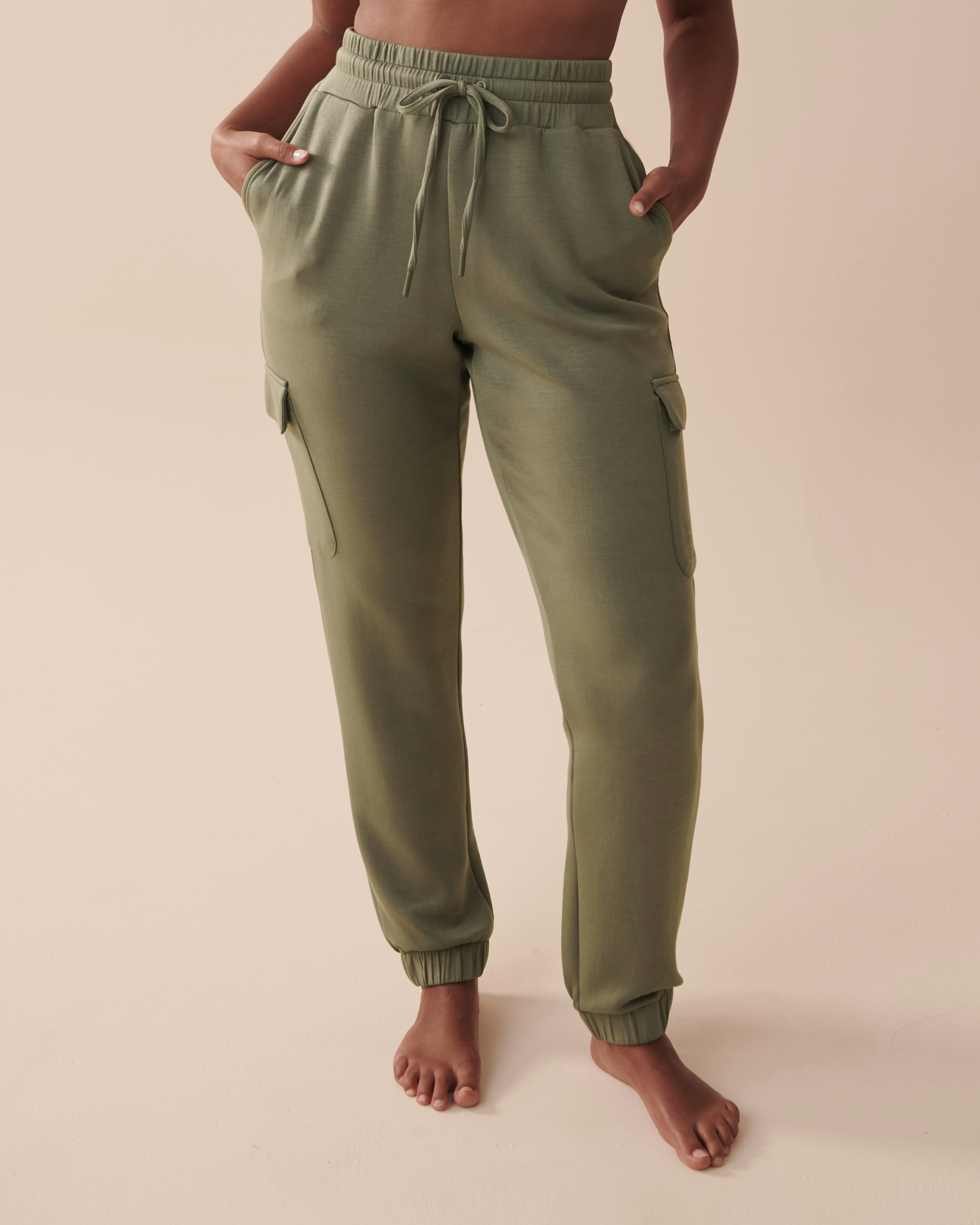 LA VIE EN ROSE Cargo Pants Tender Green 50200065 - View1